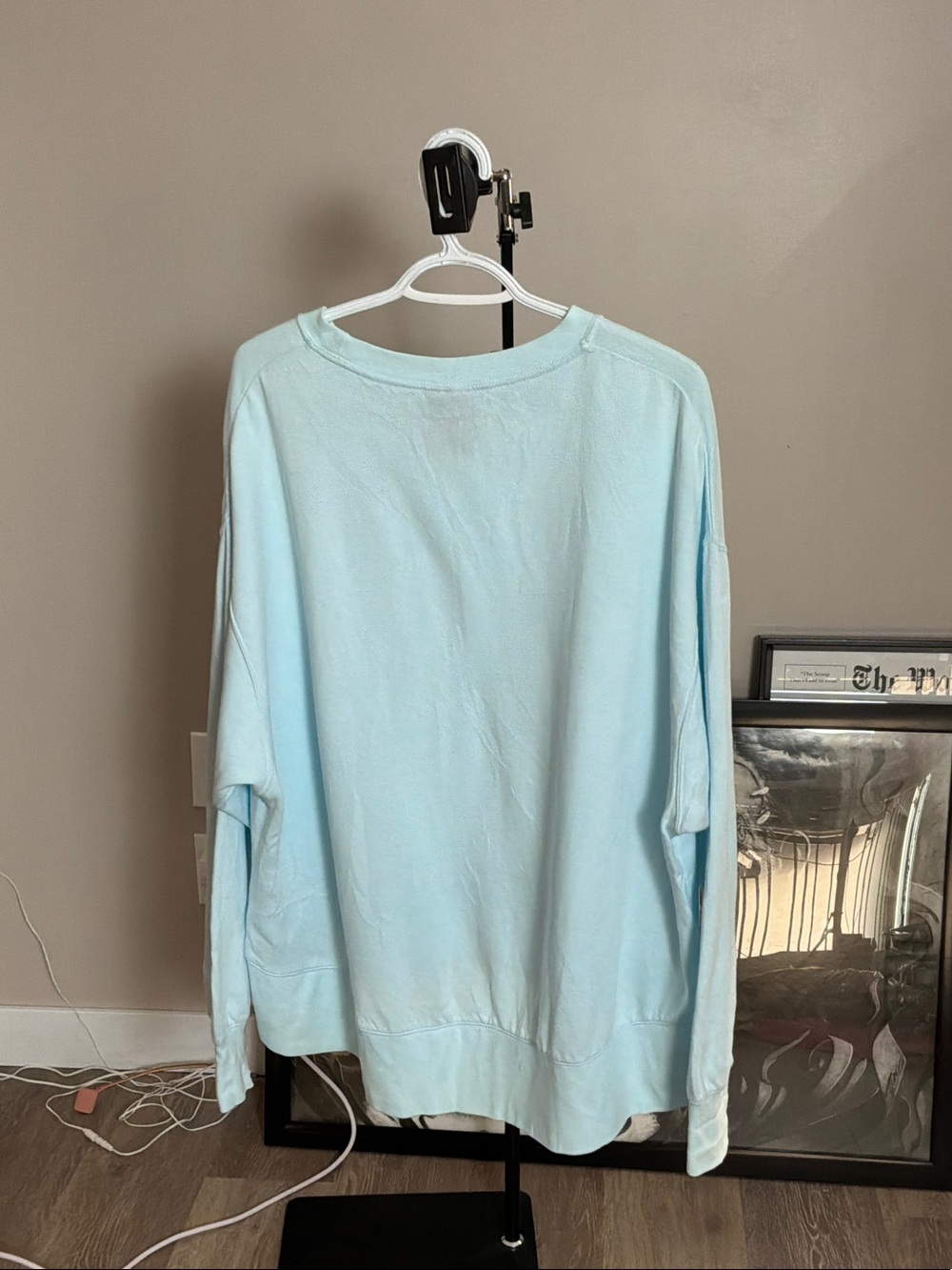NIKE | NWOT OVERSIZED BRIGHT BLUE SWEATER - Picture 3 of 5